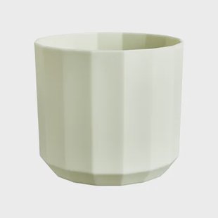 Elho Bloempot Facet - Kunststof - Theegroen - Diam.17xh14,9cm