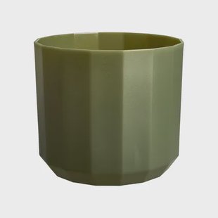 Elho Bloempot Facet - Kunststof - Bos Groen - Diam.19xh16,7cm