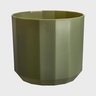 Elho Bloempot Facet - Kunststof - Bos Groen - Diam.26xh23,3cm