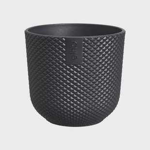 Elho Bloempot Jazz Mini 7 - Kunststof - Living Black - Diam.7xh6,5cm