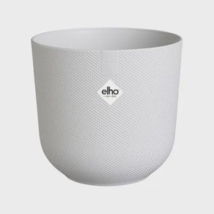 Elho Bloempot Jazz - Kunststof - Wit - Diam.35xh32cm