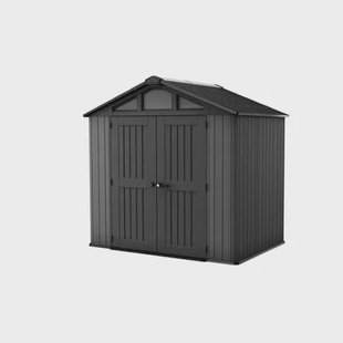 Keter Stronghold Tuinhuis 8x6 - 183x248,5x241cm - Antraciet - Kunststof