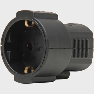 Kopp Contrastekker Ra - Kunststof - Zwart - 3680w