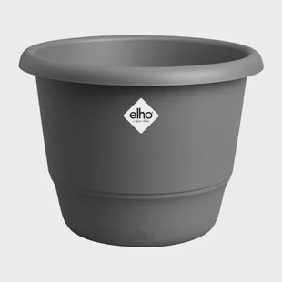 Elho Bloempot Amiga - Kunststof - Antraciet - Diam.30xh20cm