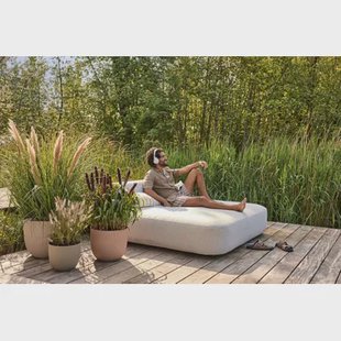 Elho Plantenschotel Sereh - Kunststof - Beige - Diam. 25cm