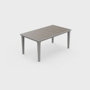 Keter Futura Eettafel Ashwood - Kunststof - Bruin - 96 X 166 X 10cm