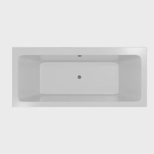 Allibert Ligbad Edena Duo Square -180x80cm - Wit