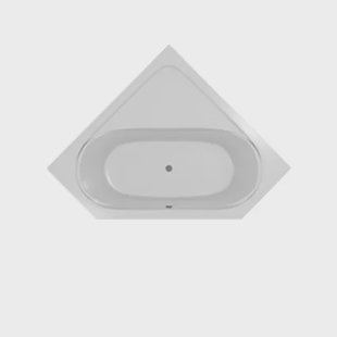 Allibert Ligbad Edena Angle Hoekbad - 140x140cm - Wit