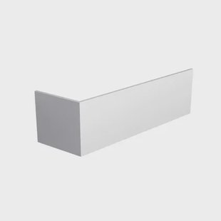 Allibert Inkortbaar Badmantel Voor Assymetrisch Bad 160x54 Cm - Wit