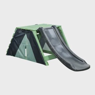 Swing King Speeltoestel Charlie Small - Hout En Kunststof - 2 Personen - Groen En Antraciet - 74cm 114cm 59cm