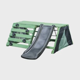 Swing King Speeltoestel Charlie - Hout En Kunststof - 1 Persoon - Antraciet En Groen - 144cm
