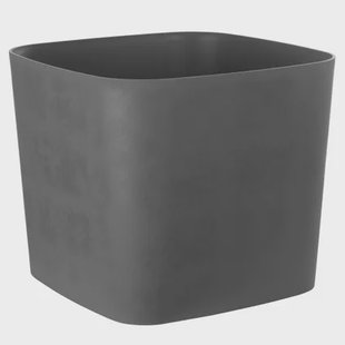 Bloempot Swing - Kunststof - Grijs - 30x30x25cm