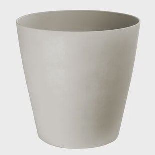 Bloempot Swing Cone - Kunststof - Witsteen - Diam.42xh41cm