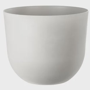 Bloempot Swing - Kunststof - Witsteen - Diam.40xh32cm