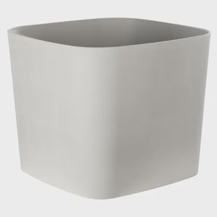 Bloempot Swing - Kunststof - Wit - 30x30x25cm