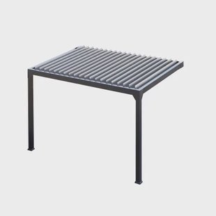Green Outside Pergola Actual 4x3m - Bioklimatisch - Gemotoriseerd - Vrijstaand - Aluminium - Zwart - 12 M²