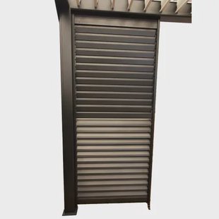 Green Outside Vaste Panelen - Accessoire Voor Pergola Actual - 98cm - Zwart - Bso - Set Van 2 - Aluminium
