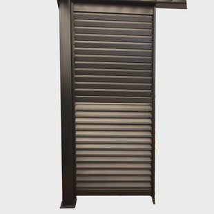Green Outside Vaste Panelen - Accessoire Voor Pergola Actual - 98cm - Grijs - Bso - Set Van 2 - Aluminium