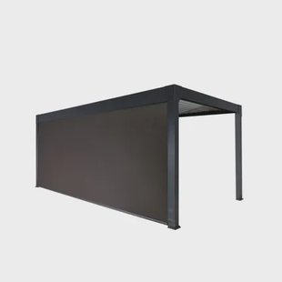 Green Outside Elektrisch Gordijn - 6m - Accessoire Pergola Actual Xxl - Met Afstandsbediening - Aluminium