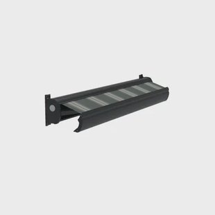 Optima Knikarmscherm Ts - Antraciet - Doek D408 - Elektrisch - Uv-bestendig - Met Afstandsbediening - 400x250cm