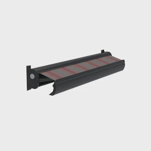 Optima Knikarmscherm Ts - Antraciet - Doek D265 - Elektrisch - Uv-bestendig - Met Afstandsbediening - 350x250cm