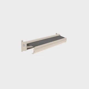 Optima Knikarmscherm Ts - Aluminium - Ral9001 Antraciet Doek D365 - Handzender - 450x28x17cm