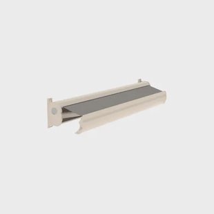Optima Knikarmscherm Ts - Aluminium - Ral9001 Taupe Doek D293 - Handzender - 300x28x17cm