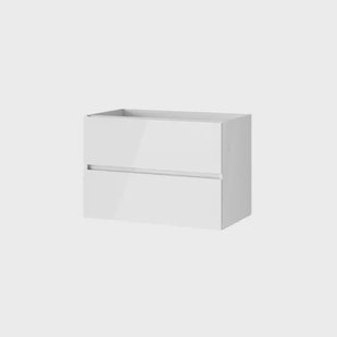 Tiger Wastafelonderkast Condo 80cm - Hoogglans Wit - 80x55x45cm