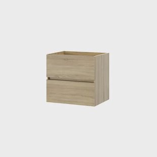 Tiger Wastafelonderkast Condo 60cm - Licht Eiken Mat - 60x55x45cm