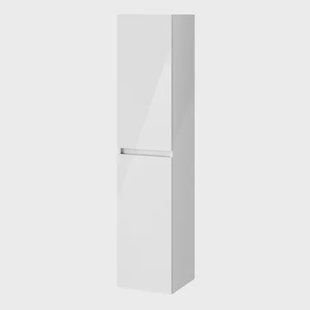 Tiger Hoge Badkamerkast Condo 35cm - Hoogglans Wit - Met 2 Lades - 35x160x35cm