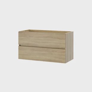 Tiger Wastafelonderkast Condo 100cm - Licht Eiken Mat - 100x55x45cm