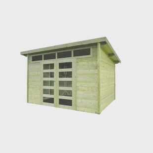 Solid Superia Luminous Verona Tuinhuis - Vurenhout - Geïmpregneerd - 303,2x243,6cm