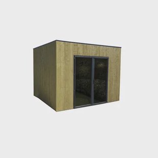 Solid Superia Vertico Braga Tuinhuis - Vurenhout - Geïmpregneerd - 304,6x304,6x240,5cm