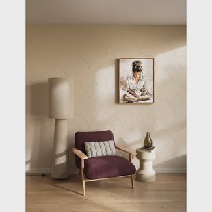 Cando Akoestisch Wandpaneel Decowall Felt Pattern - Shell - Zand - 260x60cm - 9mm