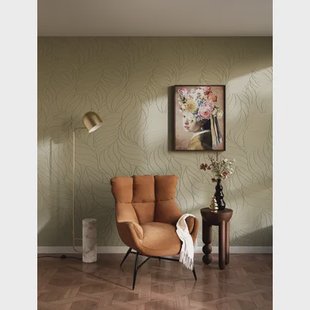 Cando Akoestisch Wandpaneel Decowall Felt Pattern - Flow - Salie - 260x60cm - 9mm