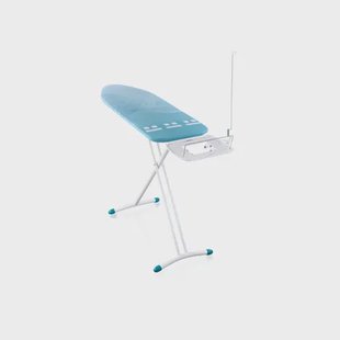 Leifheit Strijkplank Air Board Express L Solid Maxx - Stoomdoorlatende Hoes - Ultralicht Strijkoppervlak - In Hoogte Verstelbaar - 130x45cm