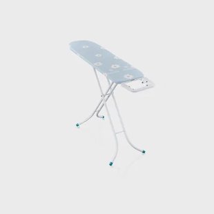 Leifheit Strijkplankhoes Cotton Comfort U - 3mm Molton-comfortvulling - Elastisch Trekkoord - 140x45cm