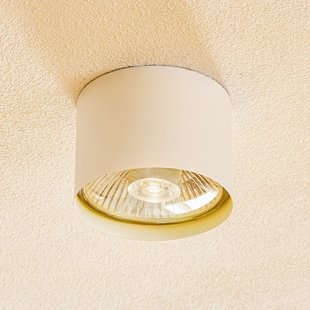Chloe plafondspot, vast, wit - Euluna - Woonkamer - Modern - Metaal - Rond