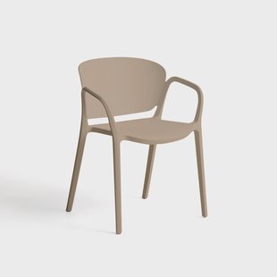 Kave Home Tuinstoel Ania Kunststof - Beige