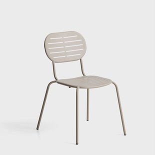 Kave Home Tuinstoel 'Brai' Staal, kleur Beige