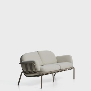 Kave Home 2-zits Tuinbank 'Joncols' 164cm, kleur Taupe