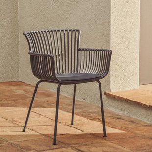 Kave Home Tuinstoel 'Surpika' kleur Donkergrijs