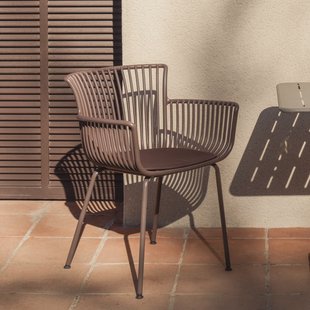 Kave Home Tuinstoel 'Surpika' kleur Bruin