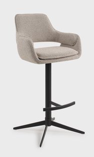 Jesper Home Draaibare Barkruk 'Oketo' kleur Beige Haze (zithoogte 75cm)