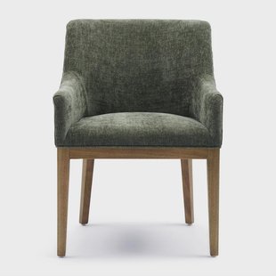 Rivièra Maison Eetkamerstoel 'Whistler' Met armleuning, Geweven stof, kleur Italian Olive