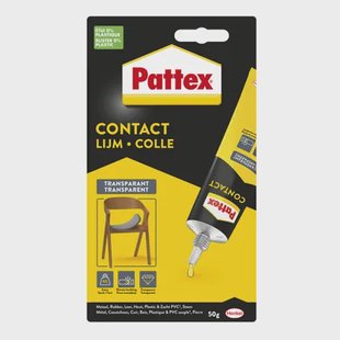Pattex Contactlijm Transparant 50gr