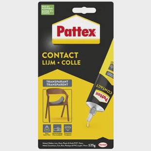 Pattex Contactlijm Transparant 125gr