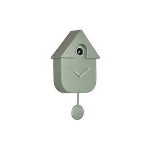 Karlsson wandkllok Modern Cuckoo Metallic