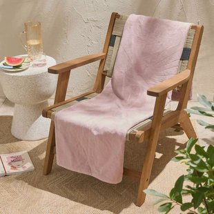 BEACHWAVE strandlaken Shell - roze (velours) (180x100 cm)