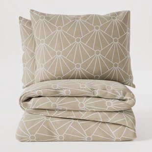 W katoen-polyester dekbedovertrek lits-jumeaux (240x220 cm)